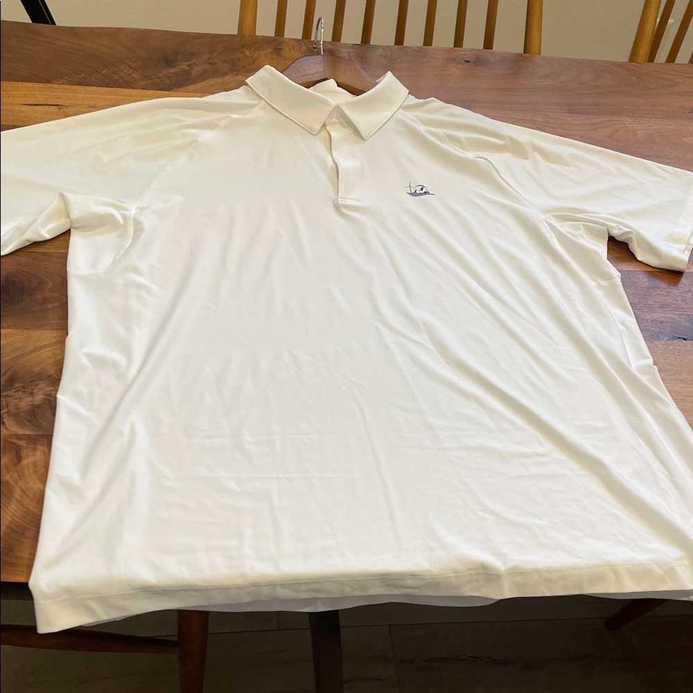 Lululemon men’s white Polo Shirt XXL